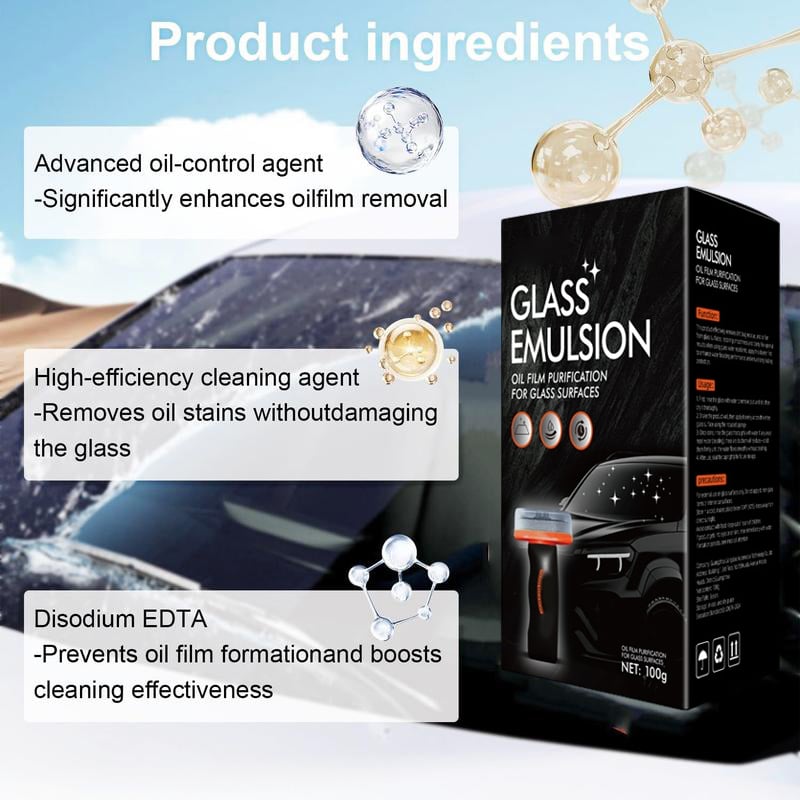🔥🏆Hot Sale 60% OFF! Handheld Glass Oil-Film Remover