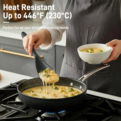 3-Pack Silicone Spoonula Set for Nonstick Cookware