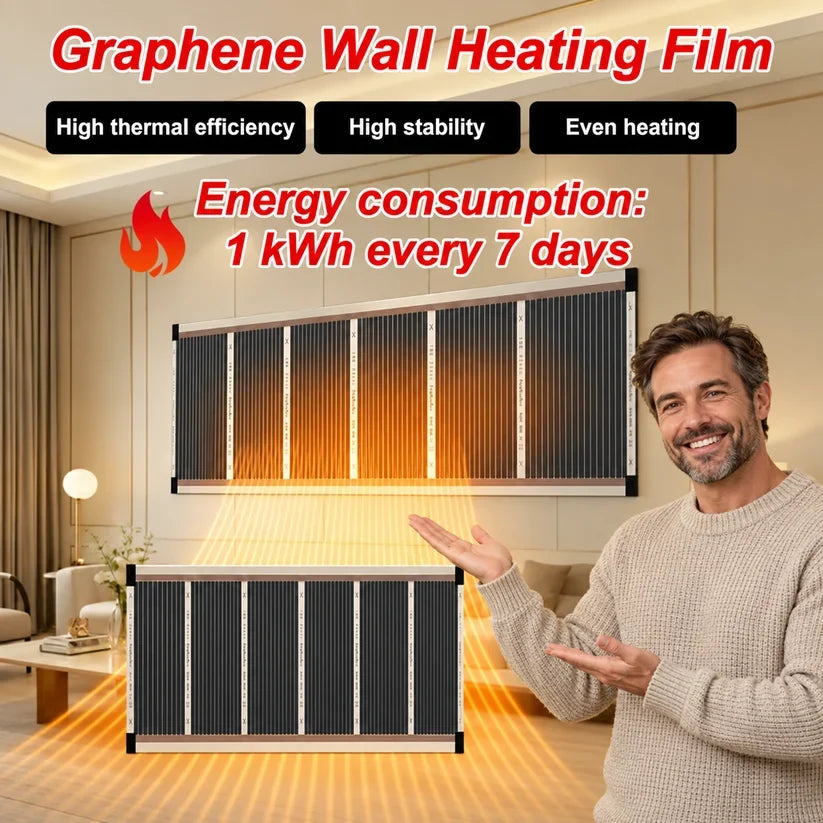 🏠🔥 2026 Upgraded Far-Infrared Ceramic Wall Heater – 3-S Rapid Heating, Energy Efficient,Low Noise & Quiet Comfort