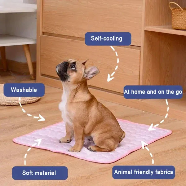 🔥Stay Cool & Comfy 🧊Dog Cooling Mat (4x more effective)