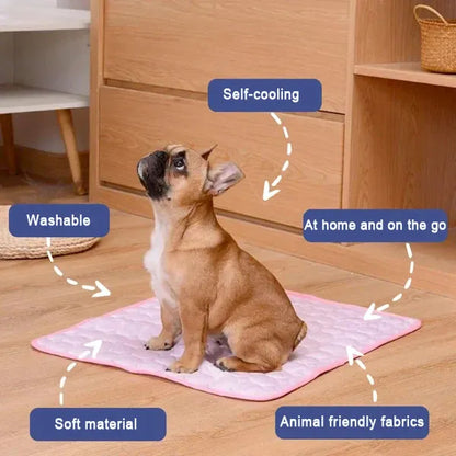 🔥Stay Cool & Comfy 🧊Dog Cooling Mat (4x more effective)