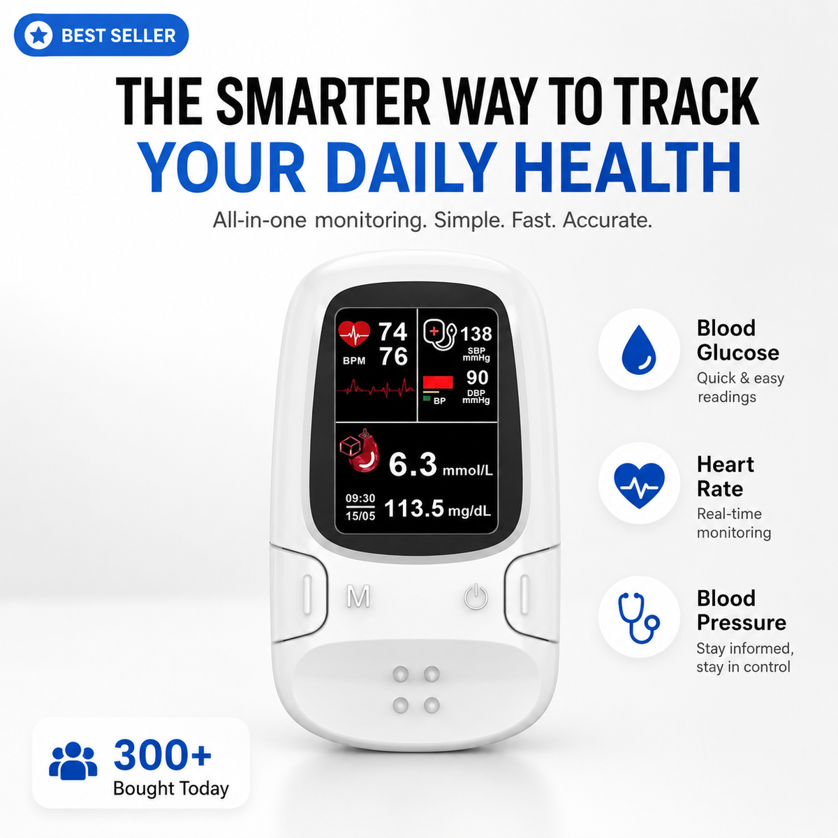 👉Multi-Function Health Monitoring Device