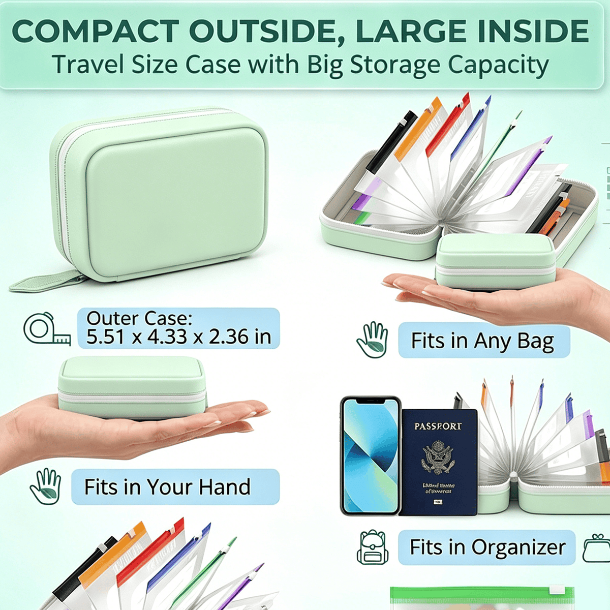 🔥🏆💊 Waterproof Pill Pouch Set – Large Weekly Travel Medicine Organizer