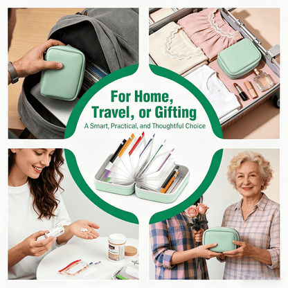 🔥🏆💊 Waterproof Pill Pouch Set – Large Weekly Travel Medicine Organizer