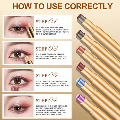 🔥LAST DAY SALE 49% OFF-✨3 Shade Cream Eyeshadow Stick | Smooth & Blendable