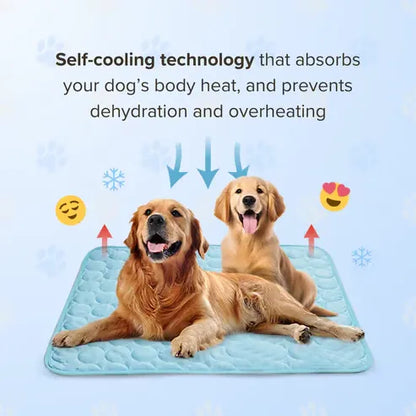 🔥Stay Cool & Comfy 🧊Dog Cooling Mat (4x more effective)