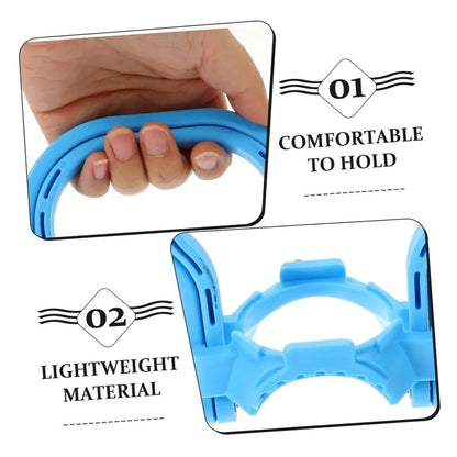 3 Pack 5 Gallon Water Bottle Holder Purified Drinking Water Jug Caps Carrier