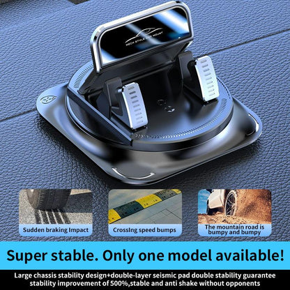 Car phone holder 360 degree rotation. suitablefor car navigation in-car dashboard