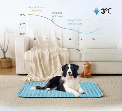 🔥Stay Cool & Comfy 🧊Dog Cooling Mat (4x more effective)