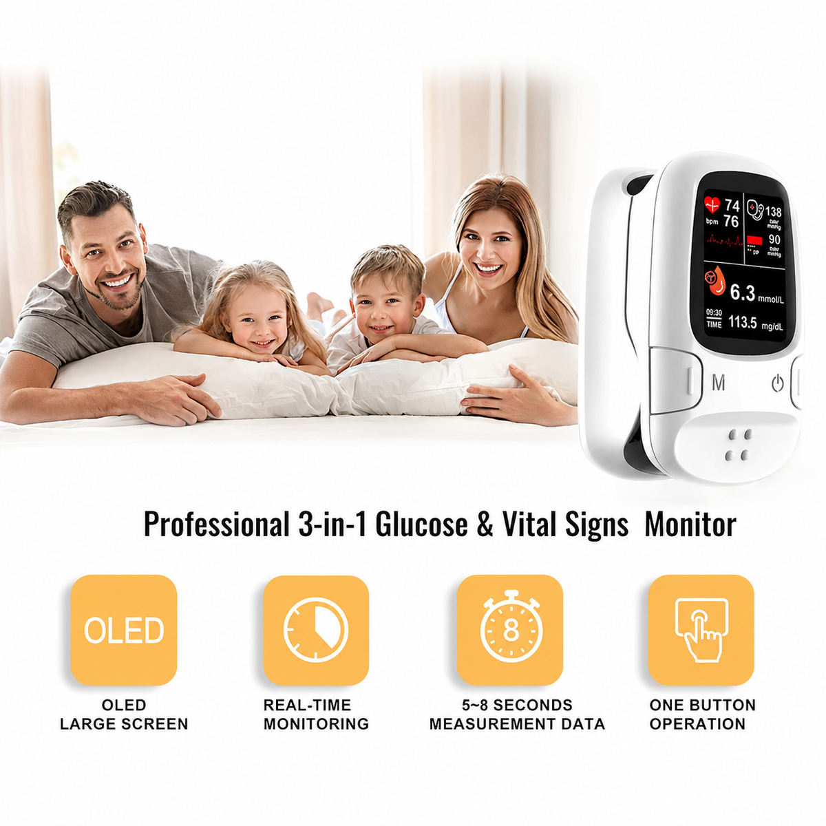 👉Multi-Function Health Monitoring Device