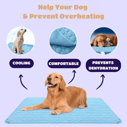 🔥Stay Cool & Comfy 🧊Dog Cooling Mat (4x more effective)