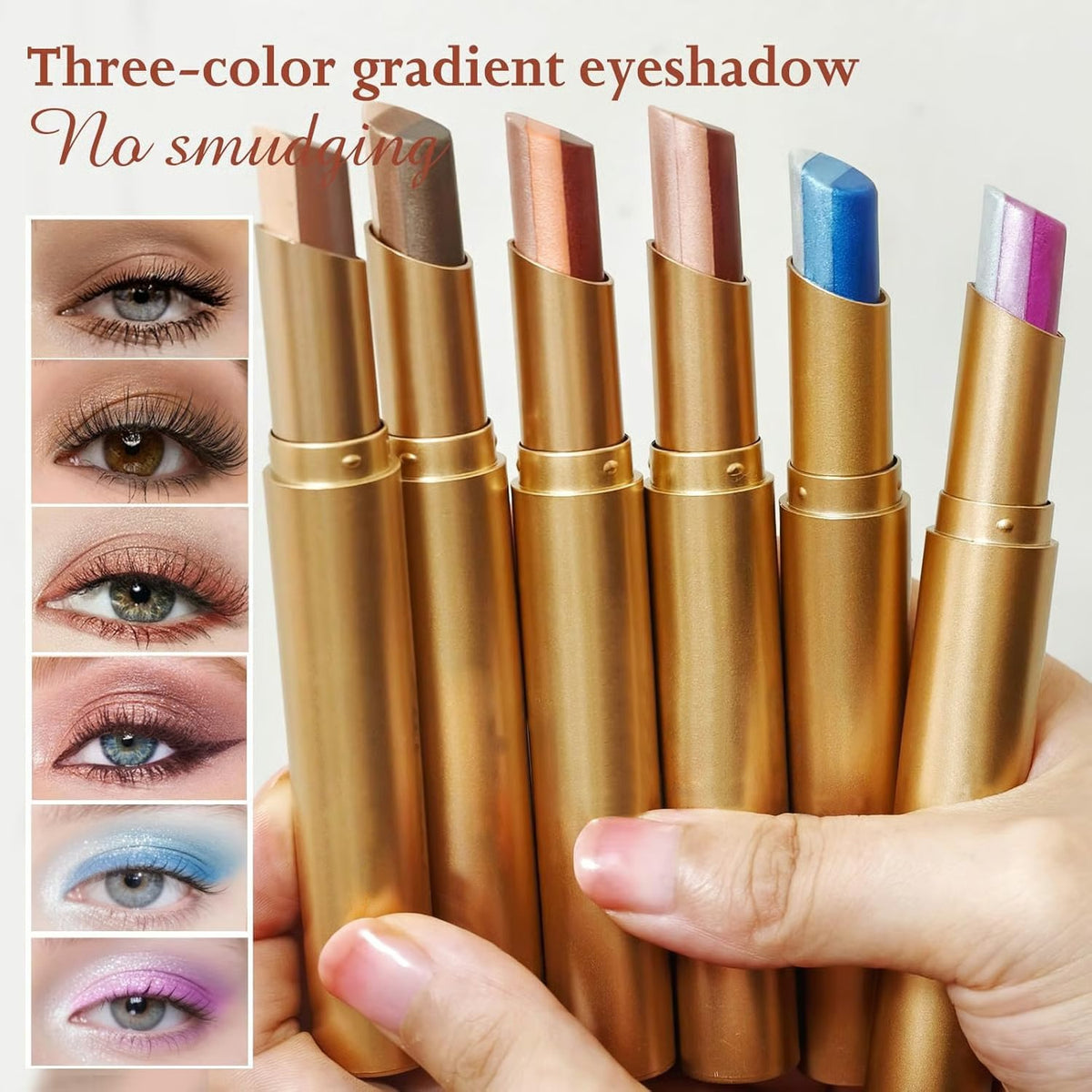🔥LAST DAY SALE 49% OFF-✨3 Shade Cream Eyeshadow Stick | Smooth & Blendable
