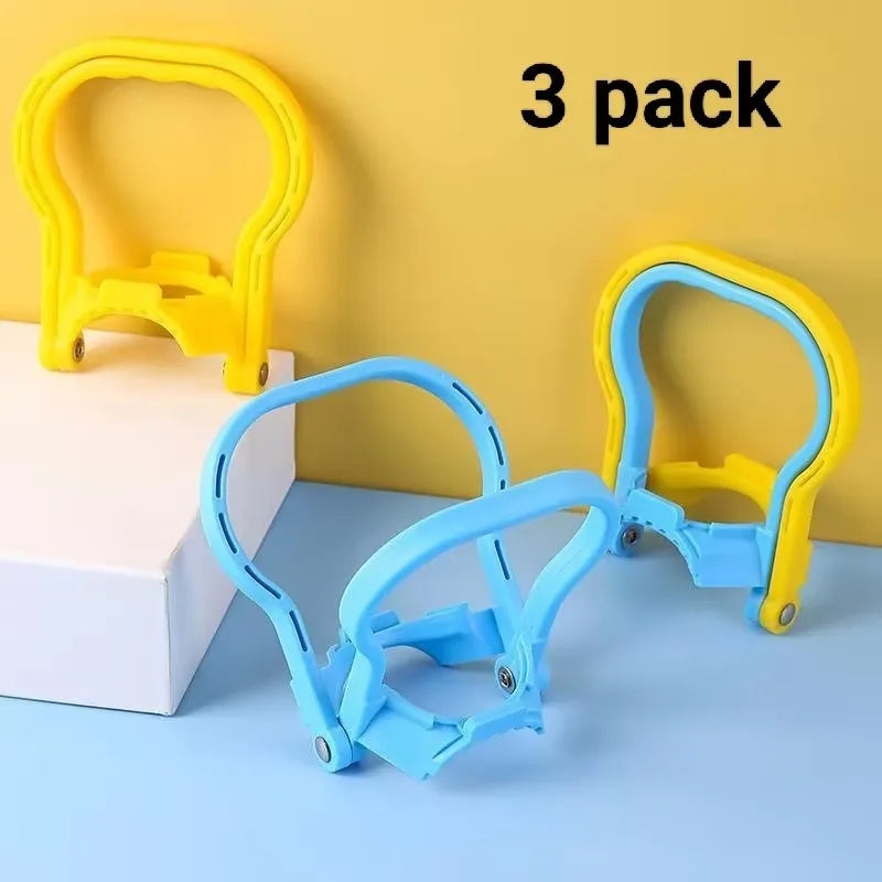 3 Pack 5 Gallon Water Bottle Holder Purified Drinking Water Jug Caps Carrier