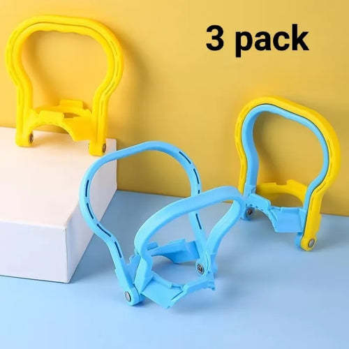 3 Pack 5 Gallon Water Bottle Holder Purified Drinking Water Jug Caps Carrier