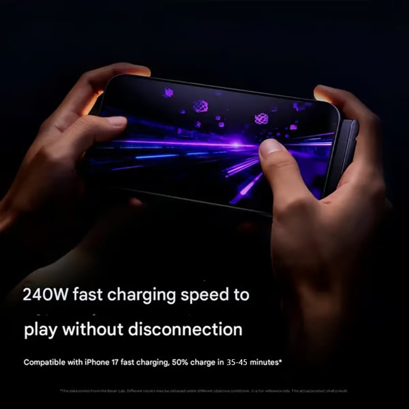 🔥🏆240W Fast Charge | 360° Rotating Invisible Phone Stand