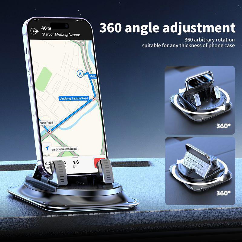 Car phone holder 360 degree rotation. suitablefor car navigation in-car dashboard