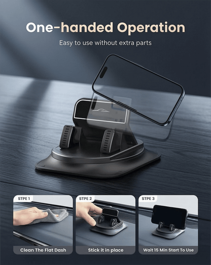 Car phone holder 360 degree rotation. suitablefor car navigation in-car dashboard