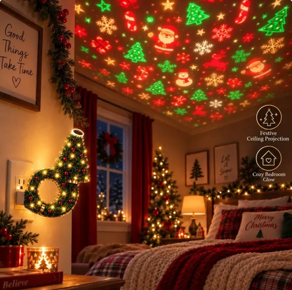 Christmas Glow Projector + FREE 🎃 Halloween Projector