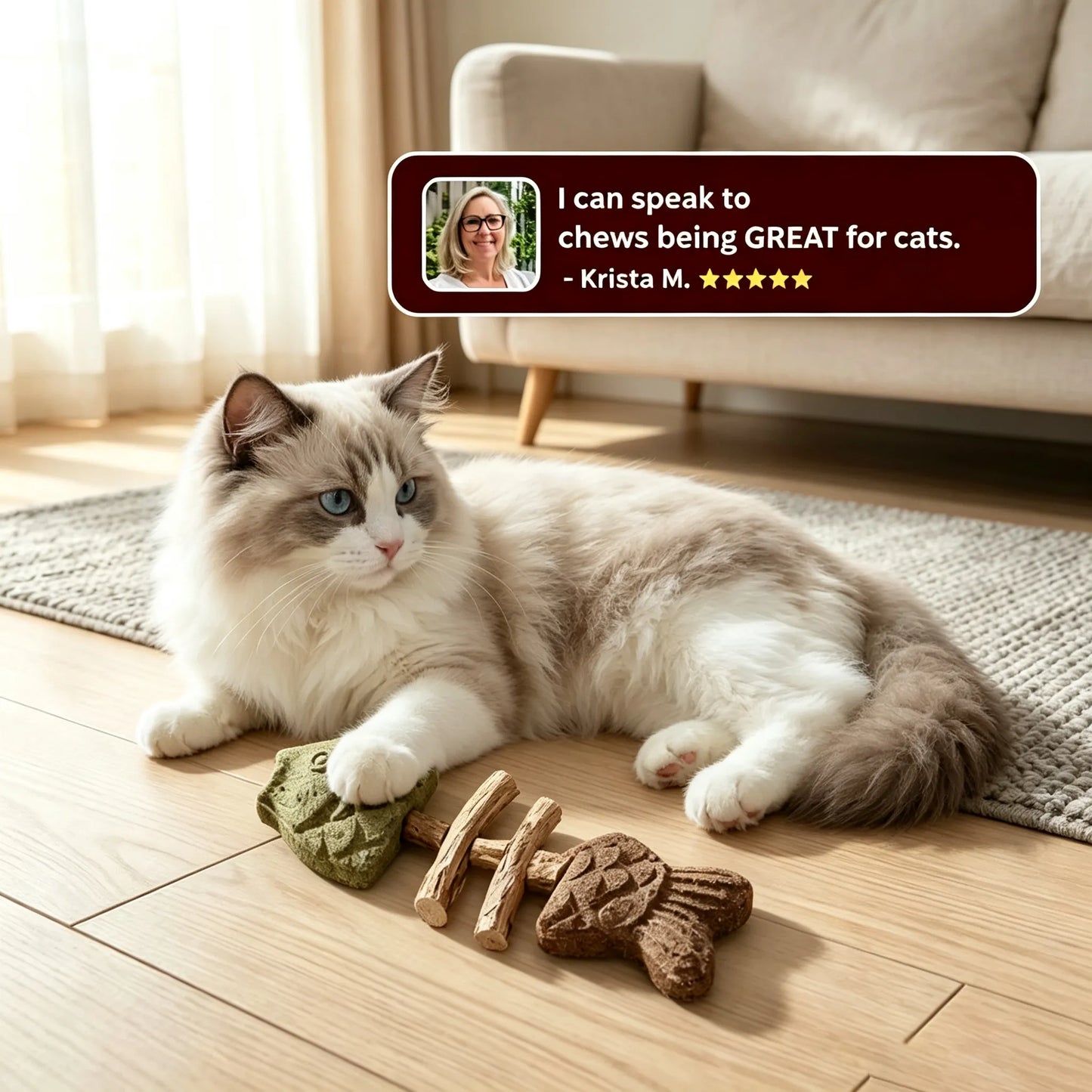 49% OFF - Catnip & Silvervine Chew