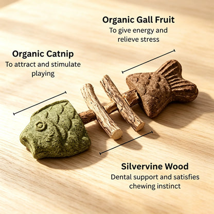 49% OFF - Catnip & Silvervine Chew