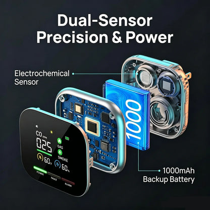 🛡️ 6-in-1 Smart Home Safety Detector