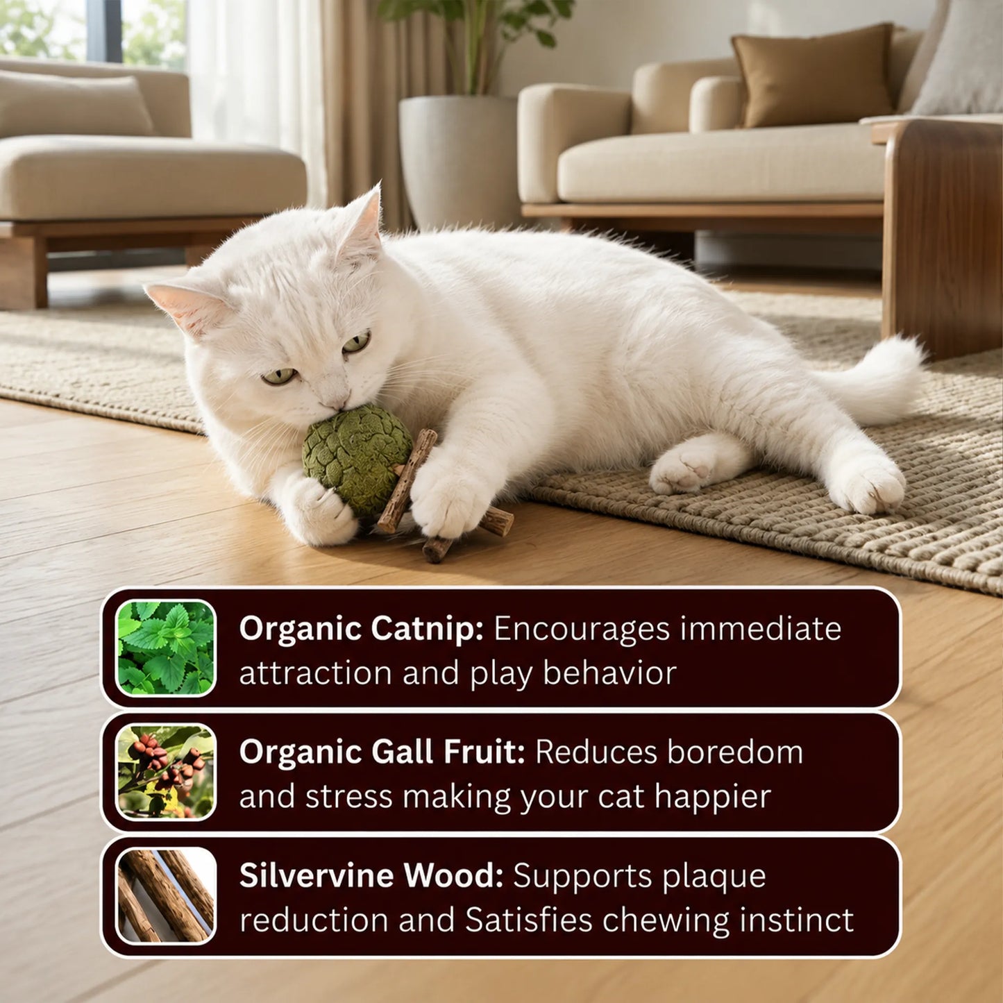 49% OFF - Catnip & Silvervine Chew