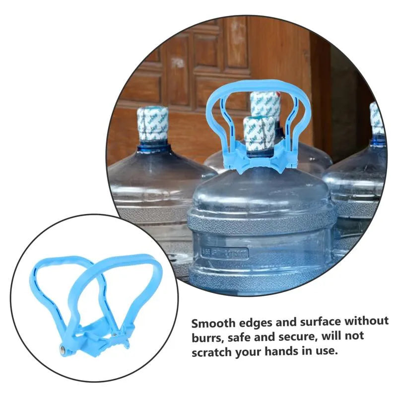 3 Pack 5 Gallon Water Bottle Holder Purified Drinking Water Jug Caps Carrier