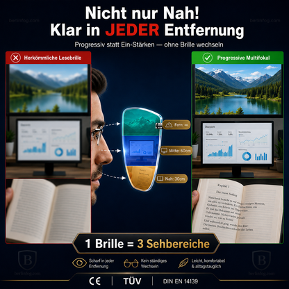 Ultra-Light Rimless Reading Glasses