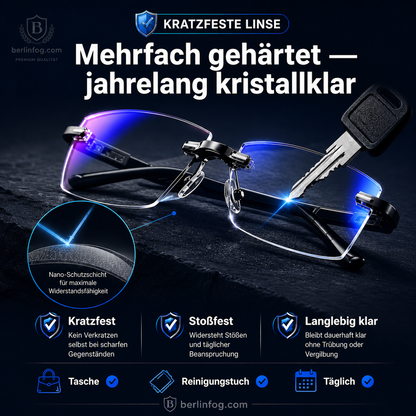 Ultra-Light Rimless Reading Glasses