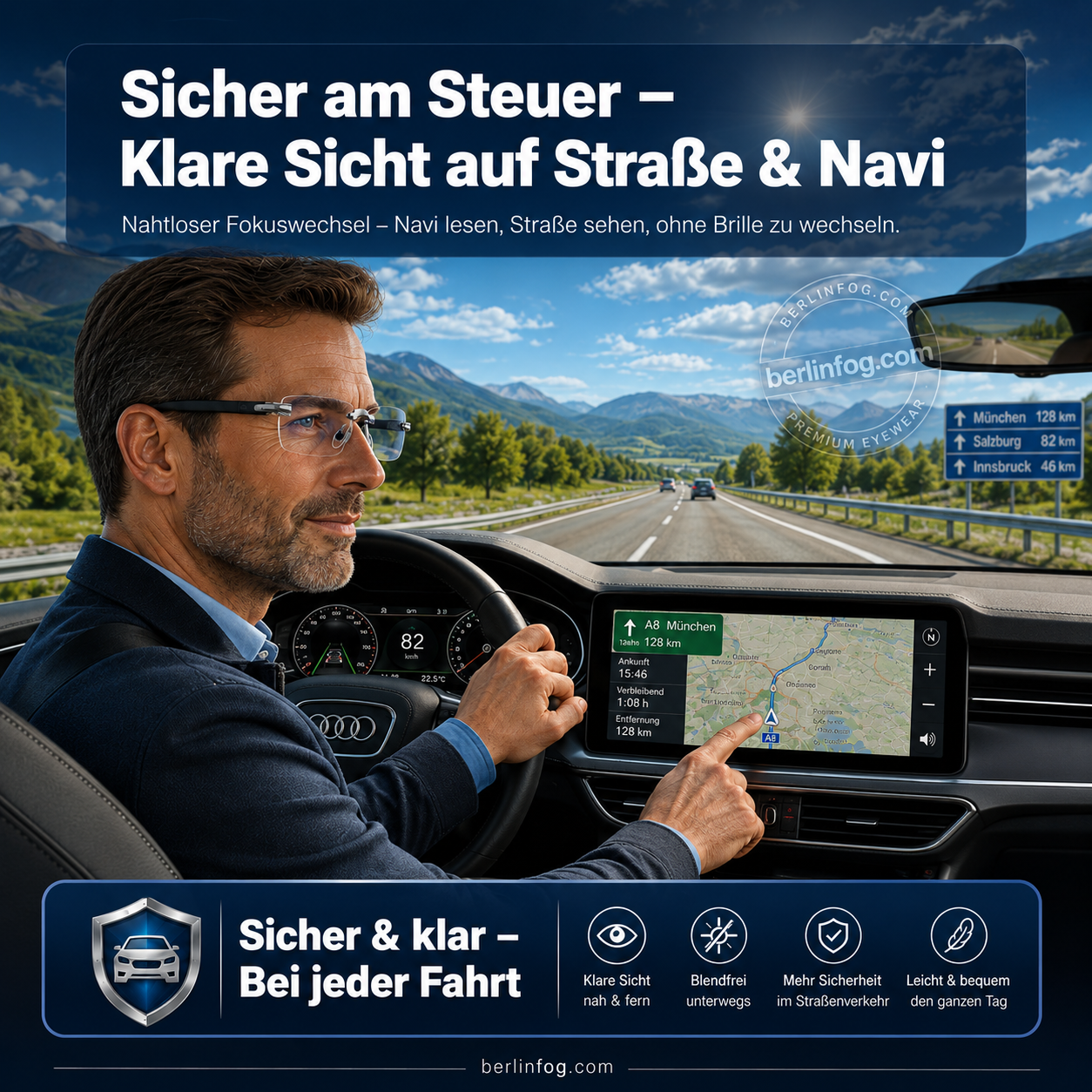 Ultra-Light Rimless Reading Glasses
