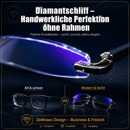 Ultra-Light Rimless Reading Glasses