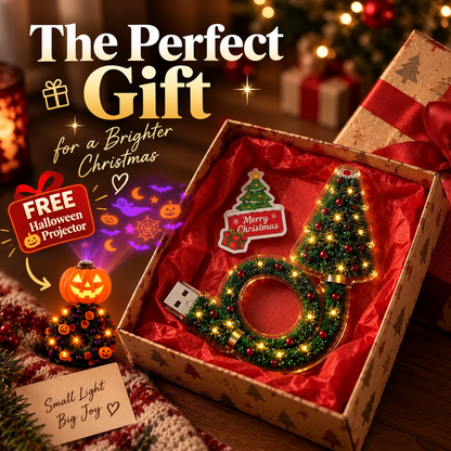 Christmas Glow Projector + FREE 🎃 Halloween Projector