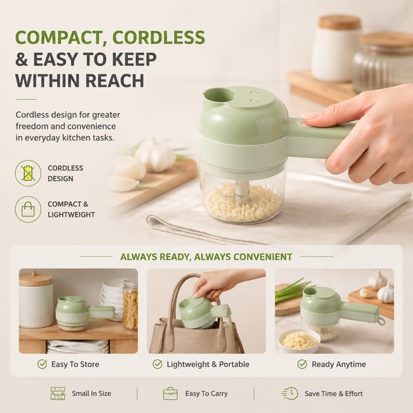 🥬🥔 Handheld Vegetable Slicer