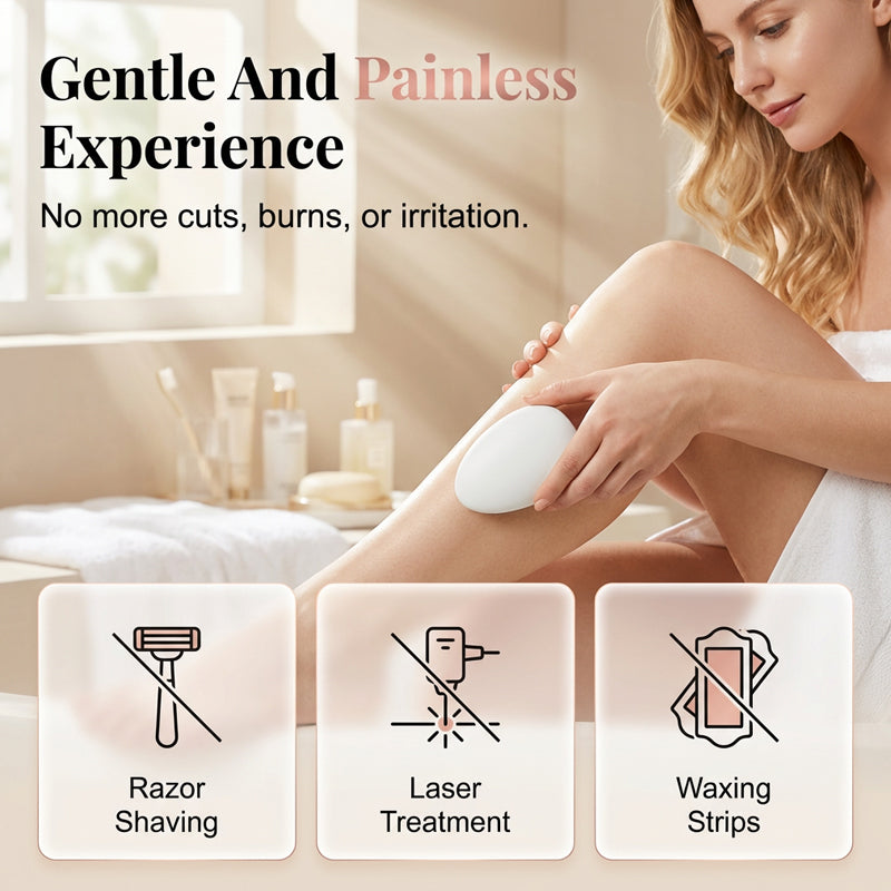 🥳 Ergonomic Hair Removal Tool with Protective Cover