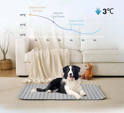 🔥Stay Cool & Comfy 🧊Dog Cooling Mat (4x more effective)