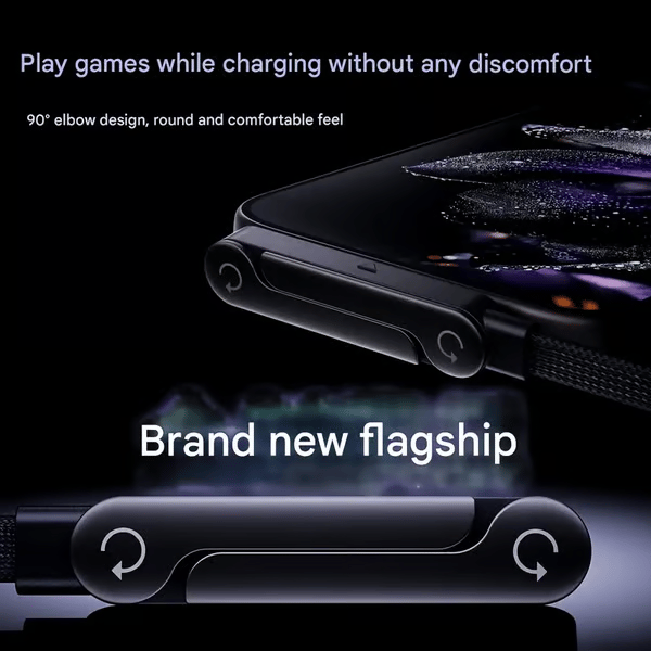 🔥🏆240W Fast Charge | 360° Rotating Invisible Phone Stand