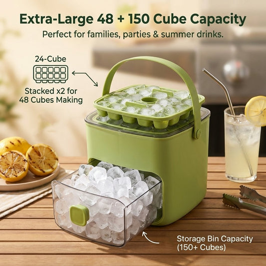 2-in-1 Large Capacity Ice Mold 🧊