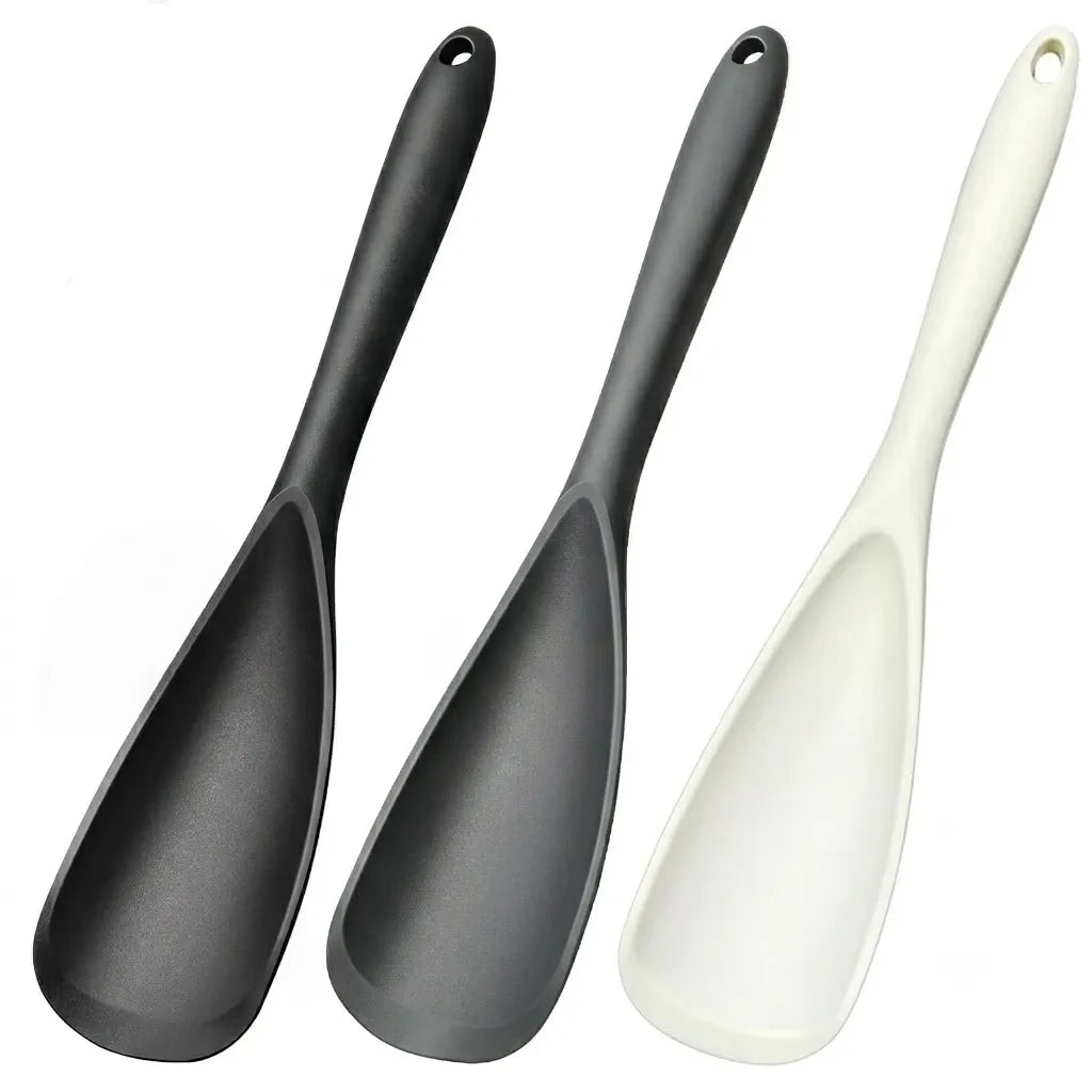 3-Pack Silicone Spoonula Set for Nonstick Cookware