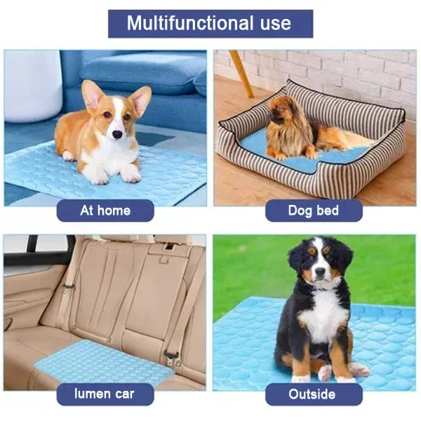 🔥Stay Cool & Comfy 🧊Dog Cooling Mat (4x more effective)