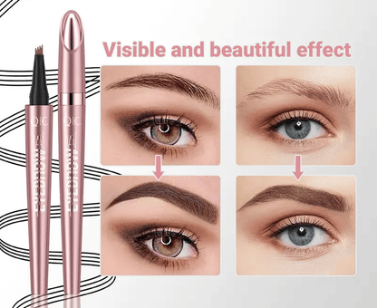 🎁Buy 1 Get 1 Free✨Waterproof Micro-Fork Eyebrow Pencil, Long-Lasting Brow Pen for Natural Hair-Like Strokes