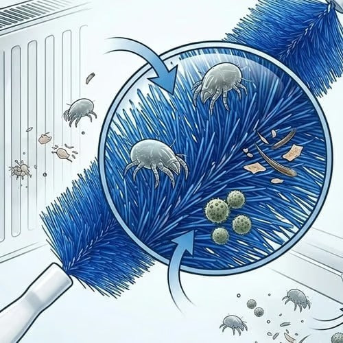 Microfiber Fan Cleaning Brush Duster