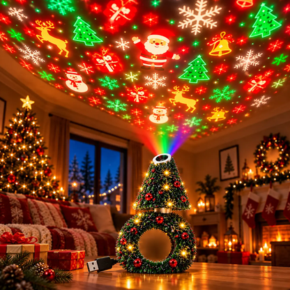 Christmas Glow Projector + FREE 🎃 Halloween Projector