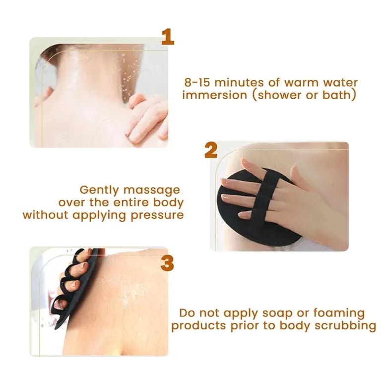 ✨No-Pain Exfoliating Bath Scrubber Glove