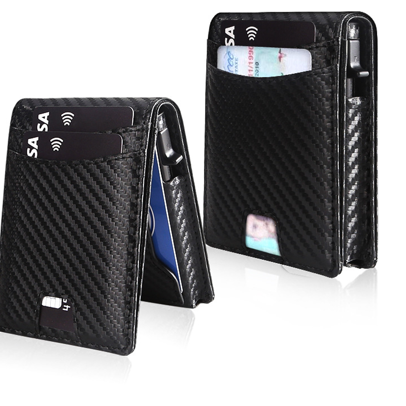 Men's Minimalist Slim RFID Blocking Wallet