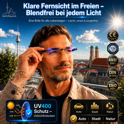 Ultra-Light Rimless Reading Glasses